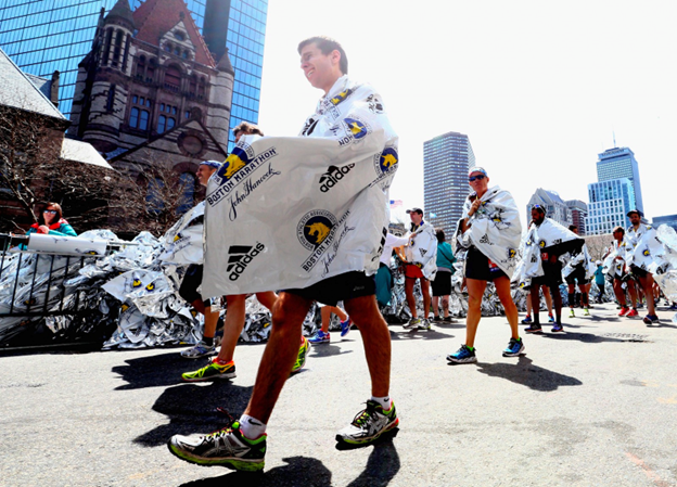 Hình ảnh tại cuộc thi Boston Marathon lần thứ 120 - (Nguồn: time.com)