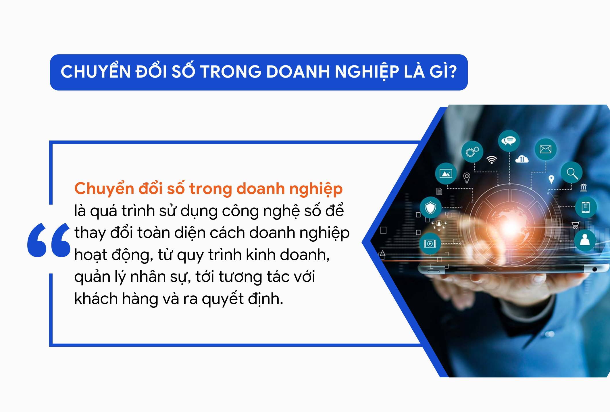 chuyển đổi số trong doanh nghiệp là gì?