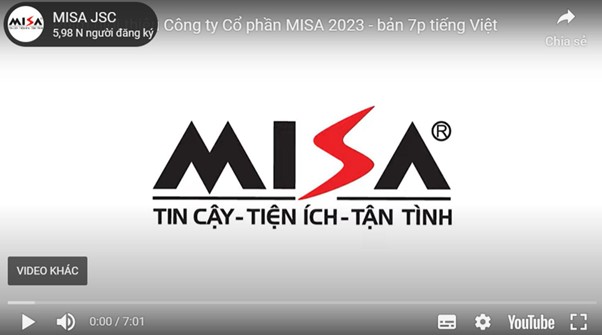 MISA xây dựng video câu chuyện thương hiệu để truyền tải những giá trị cốt lõi của thương hiệu - Nguồn: Misa.vn