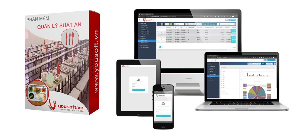 Phần mềm quản lý suất ăn nhân viên Yousoft