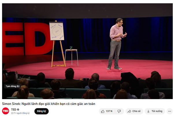 Simon Sinek chia sẻ về người lãnh đạo trên TED