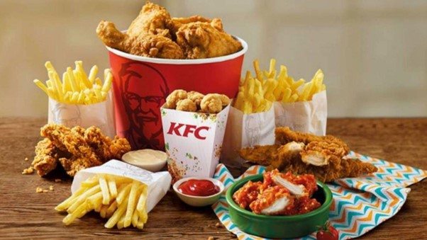 Thương hiệu gà rán nổi tiếng KFC là tên viết tắt của cụm từ Kentucky Fried Chicken - Nguồn: Internet