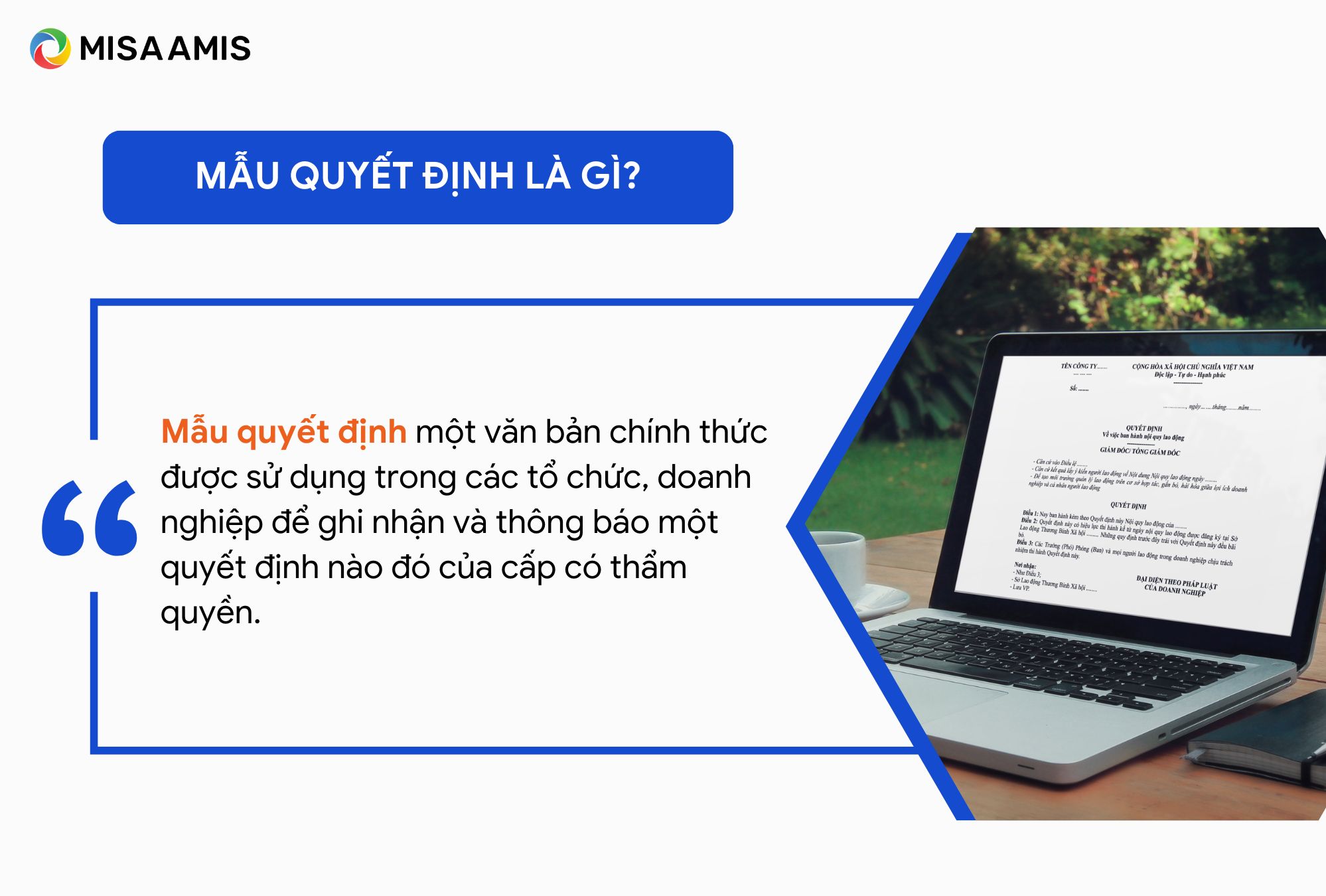 mẫu quyết định là gì?