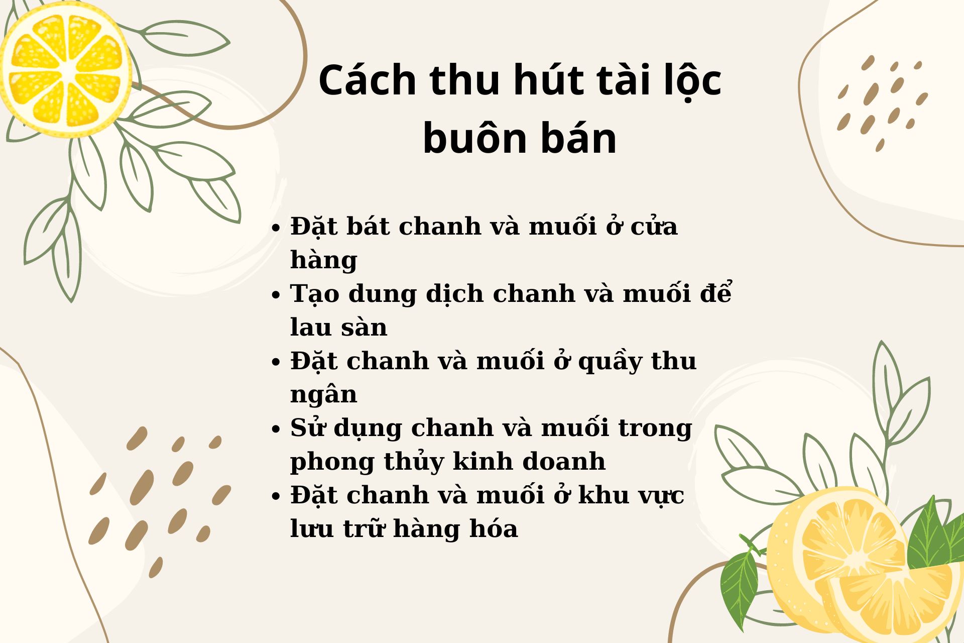 Thu hút tài lộc bằng cách nào?