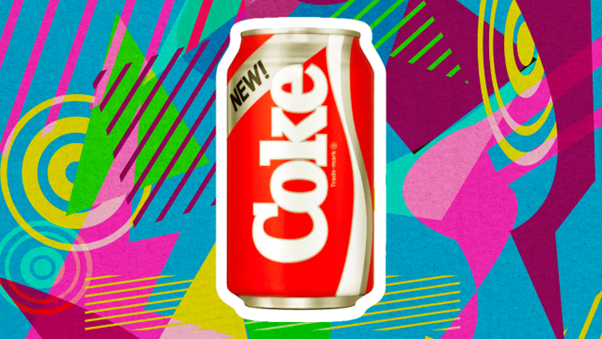 Hình ảnh New Coke - sản phẩm được ra mắt vào năm 1985 với mục tiêu đánh bại Pepsi - đối thủ truyền kiếp của Coca-Cola (Nguồn ảnh: Internet)