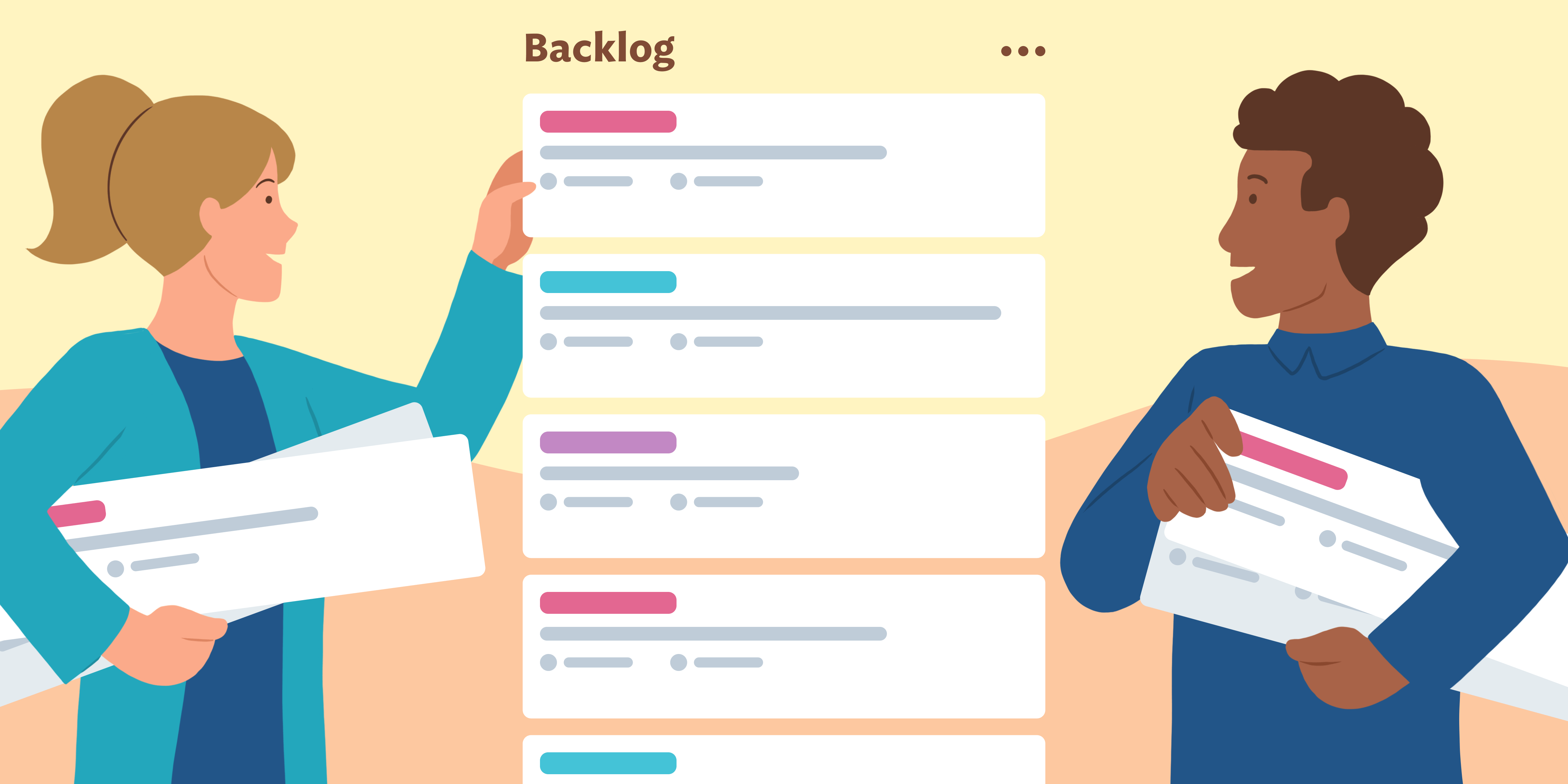 Backlog giúp theo dõi tiến độ công việc từng thành viên