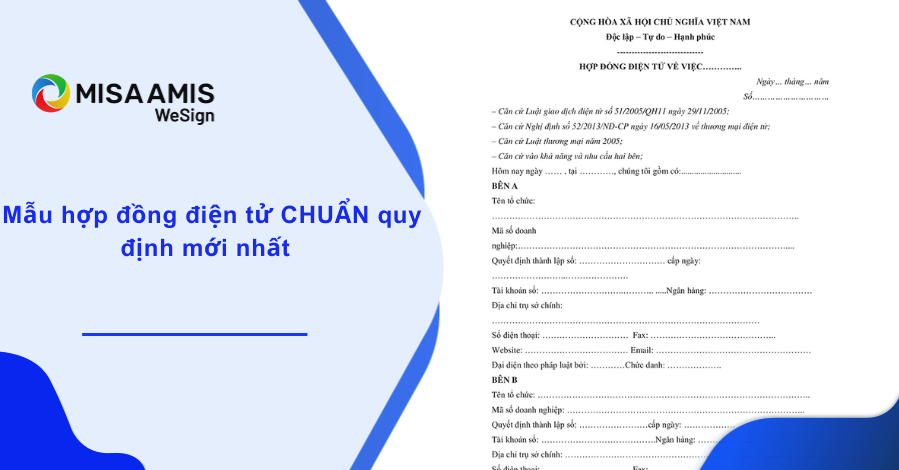 mẫu hợp đồng điện tử