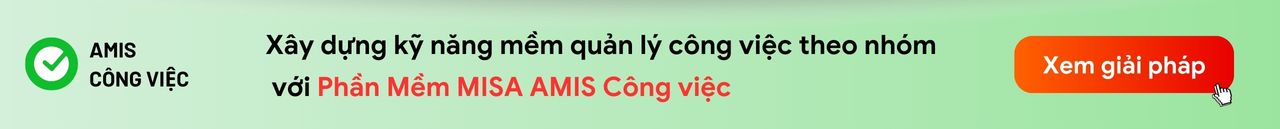 Banner ngang misa amis công việc