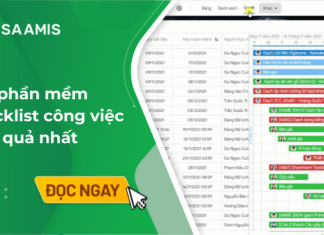 phần mềm checklist công việc hiệu quả nhất