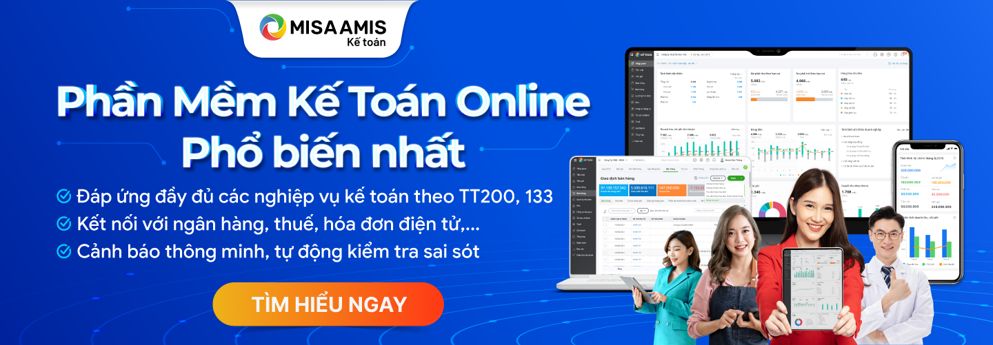 phần mềm kế toán online MISA AMIS