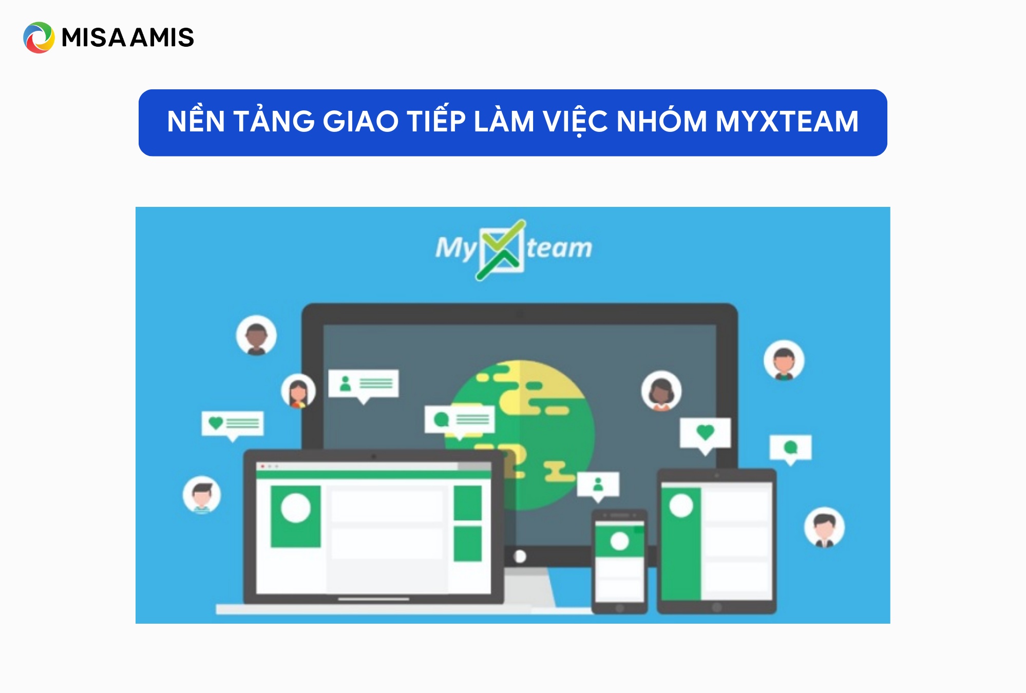 nền tảng giao tiếp và làm việc nhóm myXteam