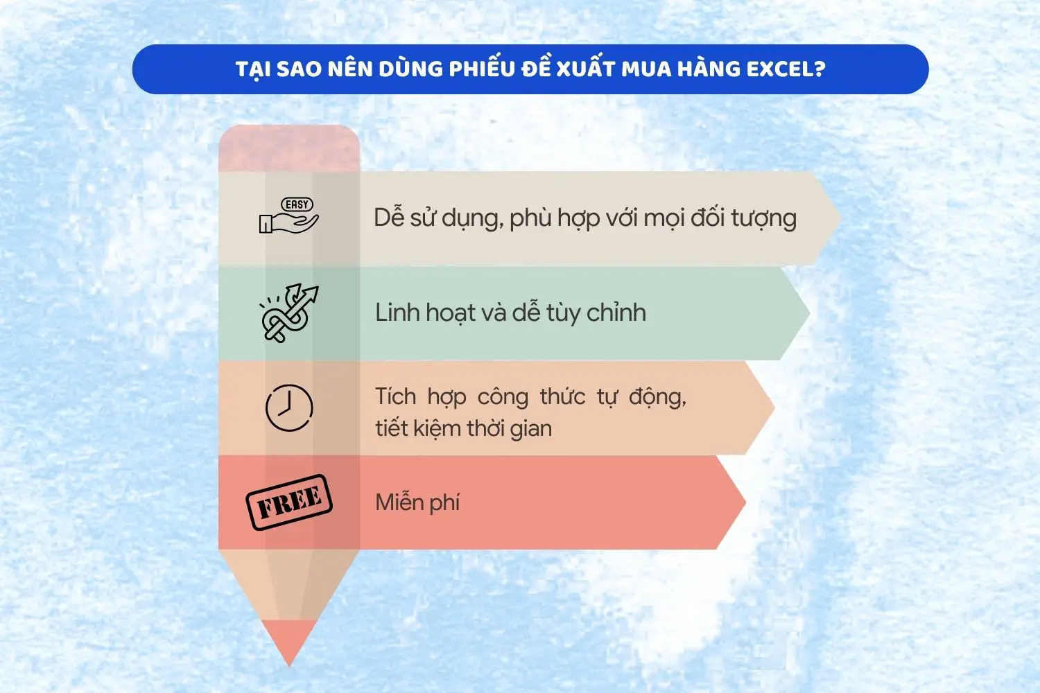 Tại sao nên dùng phiếu đề xuất mua hàng Excel?