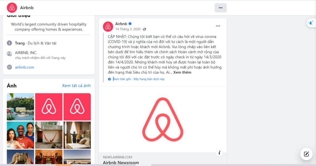 Airbnb áp dụng thành công Paid media