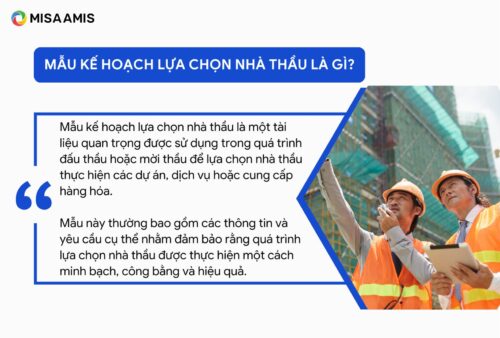 [Tải ngay] Mẫu kế hoạch lựa chọn nhà thầu mới nhất 2025