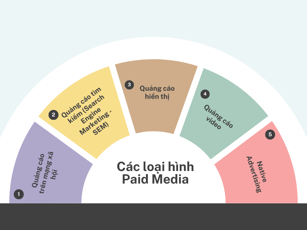 Các loại hình Paid Media