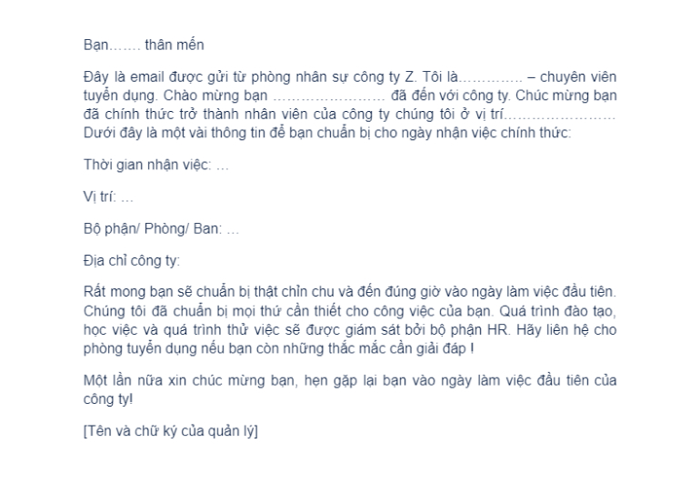 mau email gioi thieu nhan vien moi mau 5