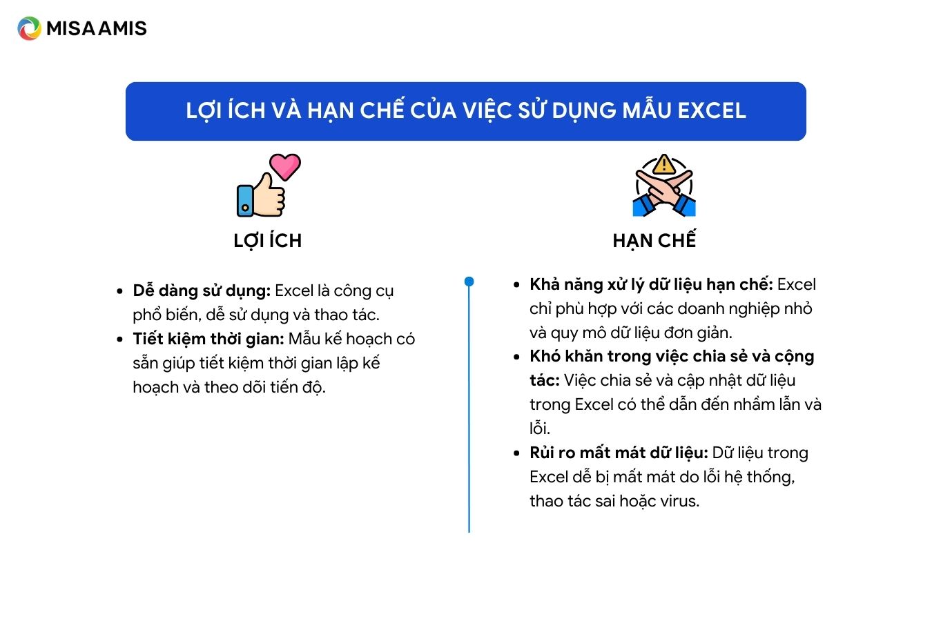 Lợi ích và hạn chế của việc sử dụng kế hoạch sản xuất bằng excel