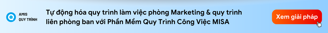 tự động hóa quy trình làm việc phòng marketing