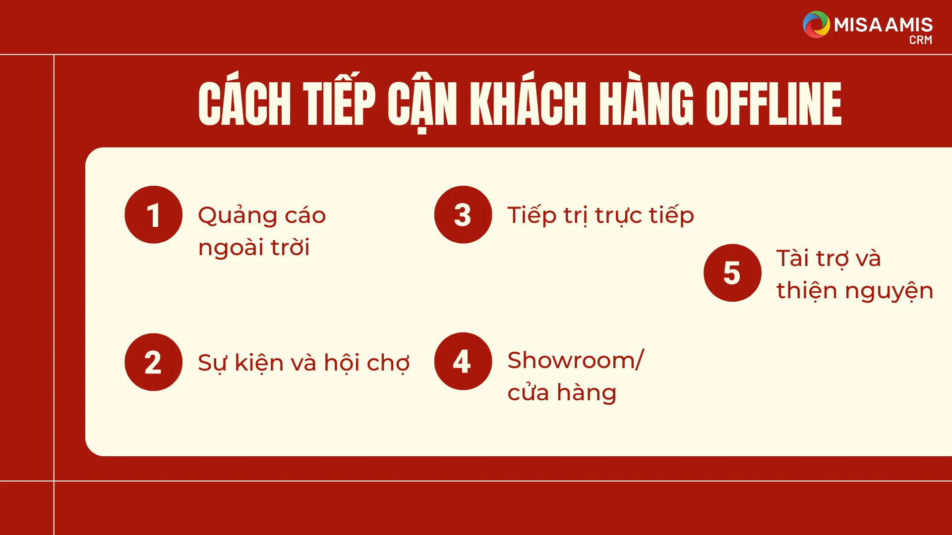 Cách tiếp cận khách hàng offline