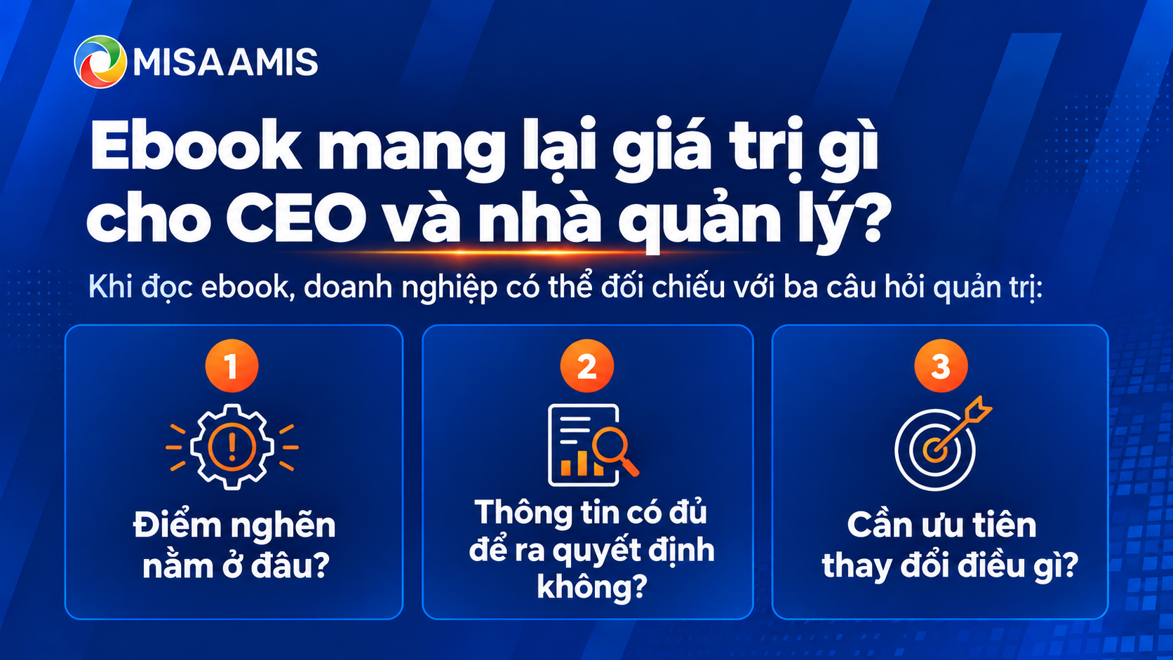 Ebook mang lại giá trị gì cho CEO và nhà quản lý?