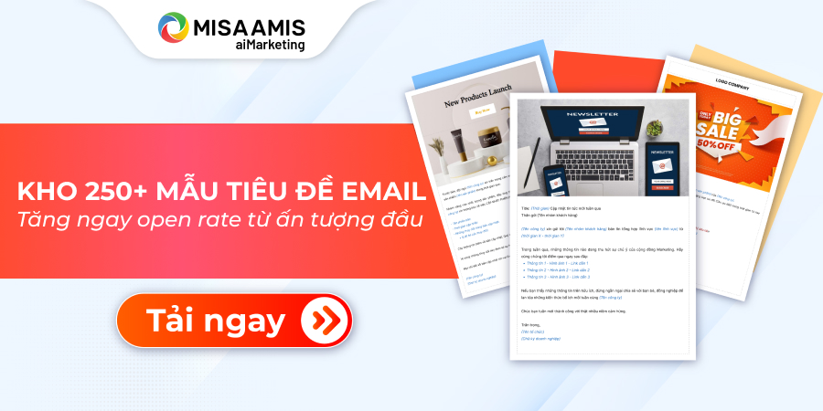 kho 250 mẫu tiêu đề email marketing