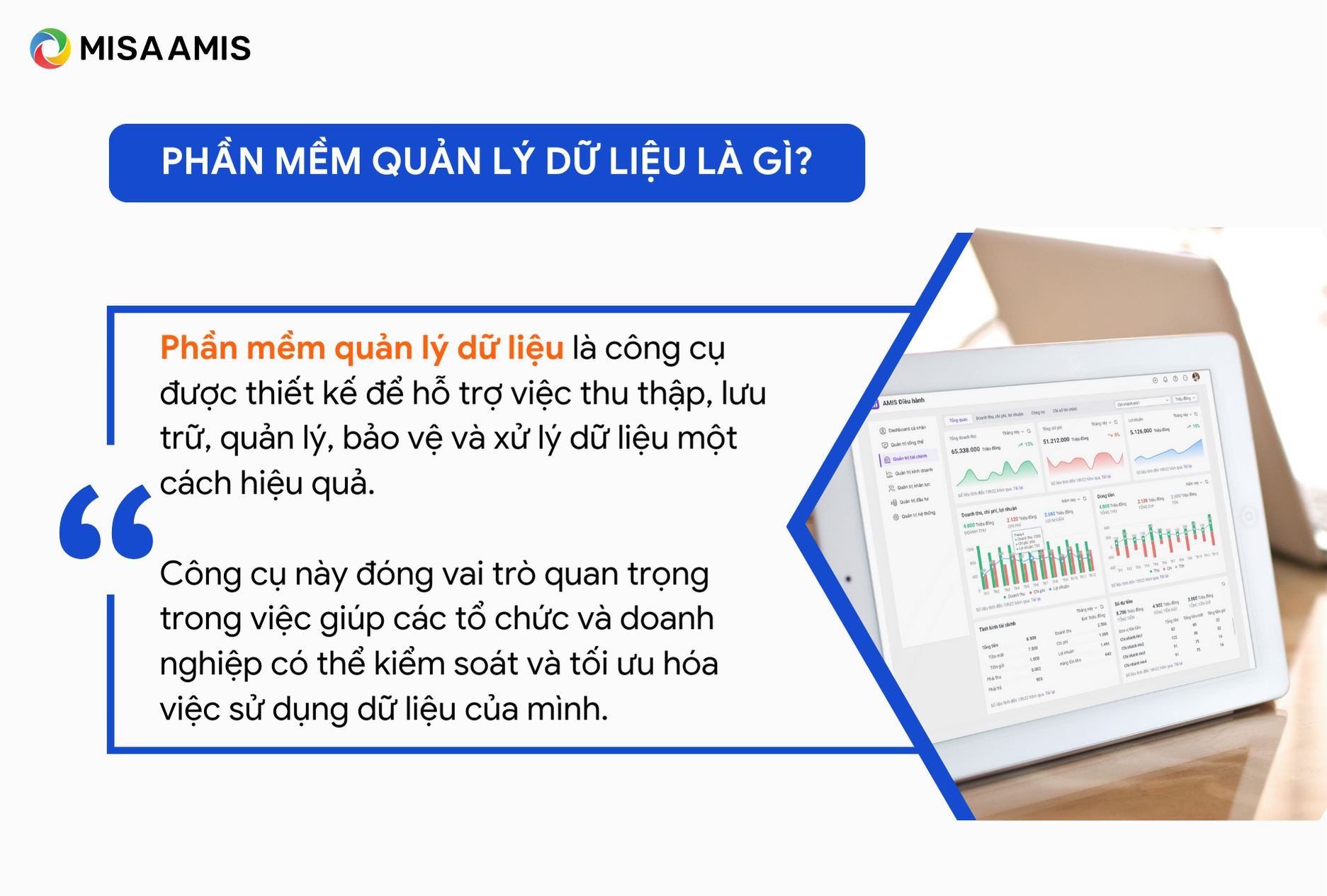 phần mềm quản lý dữ liệu là gì?