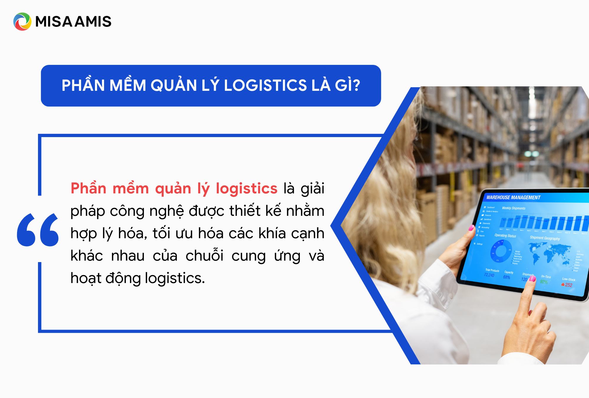 phần mềm quản lý logistics là gì