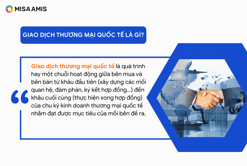 Giao dịch thương mại quốc tế là gì?