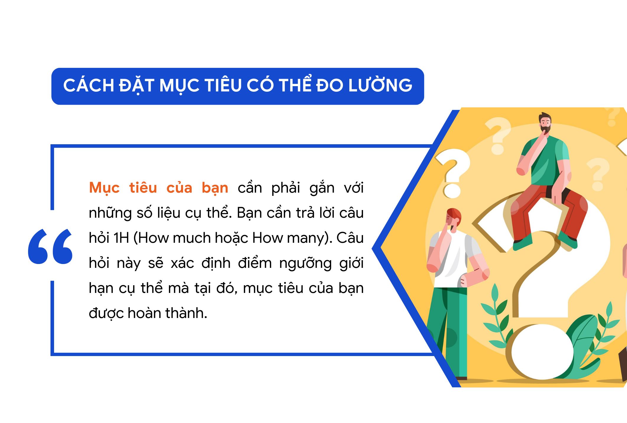 Mục tiêu smart cần đo lường được