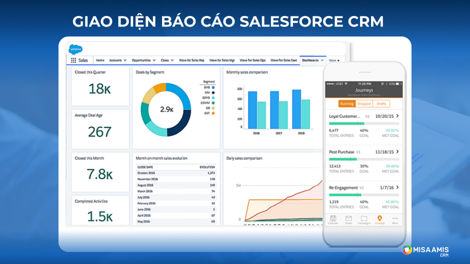 Salesforce CRM báo cáo kinh doanh