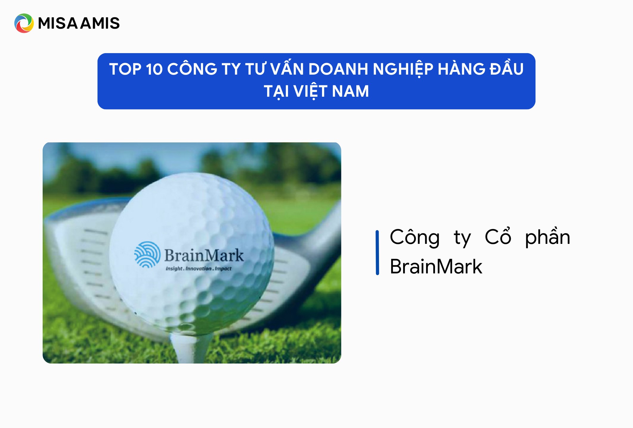 công ty tư vấn BrainMark