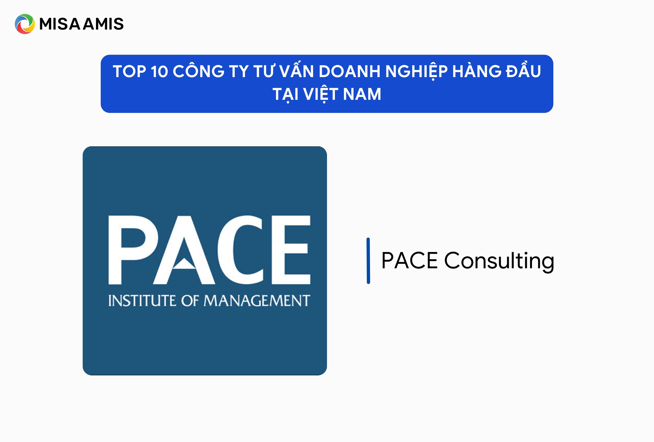 công ty tư vấn PACE