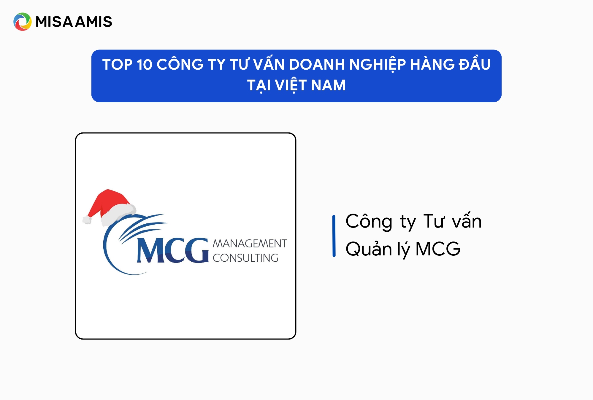 công ty tư vấn doanh nghiệp MCG