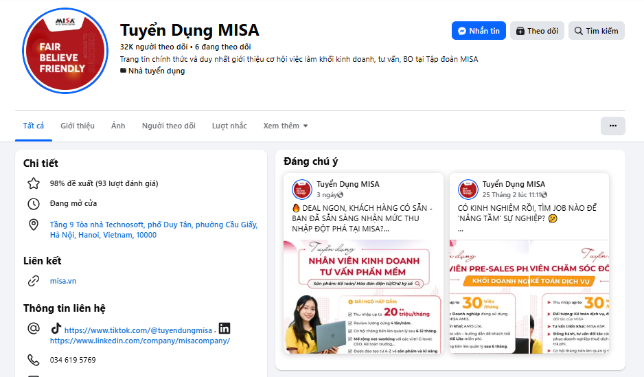 cách đăng bài tuyển dụng hiệu quả trên facebook