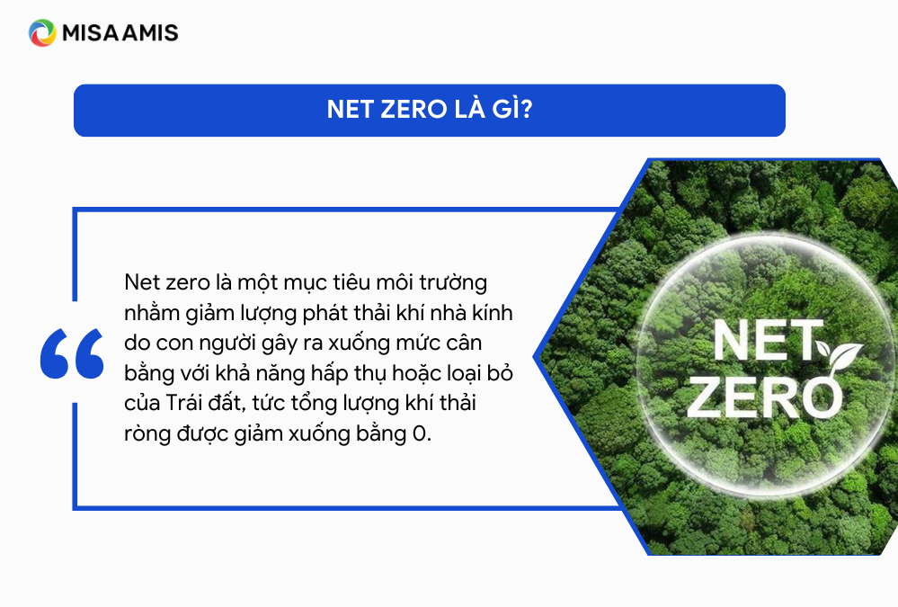 Net zero là gì? Định nghĩa net zero