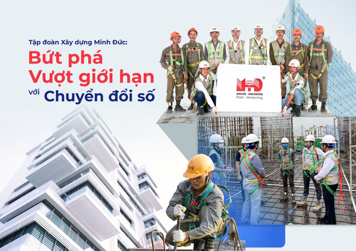 Ấn phẩm Con đường quản trị qua chuyển đổi số - Tập đoàn Minh Đức