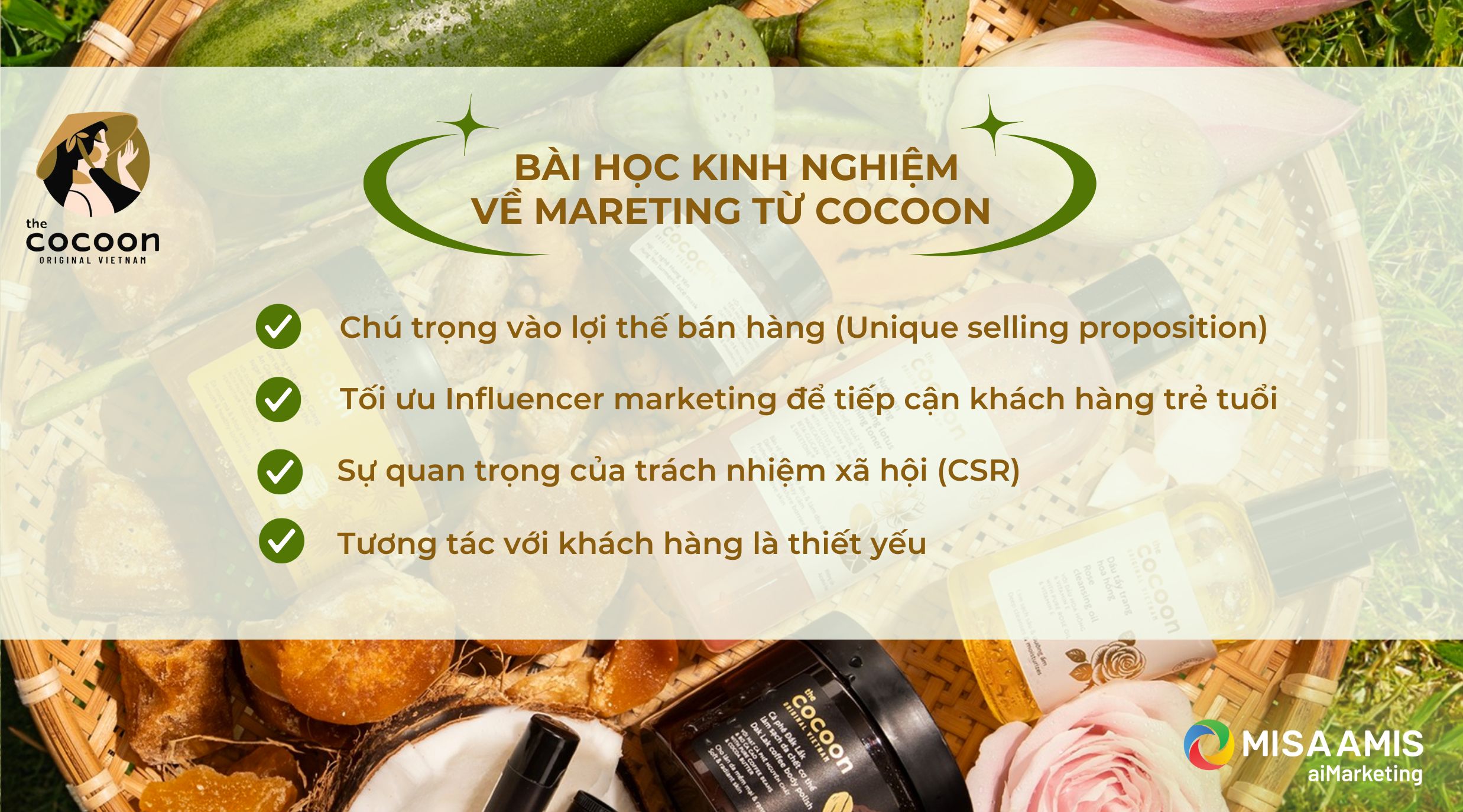 Bài học kinh nghiệm từ chiến lược Marketing của Cocoon.