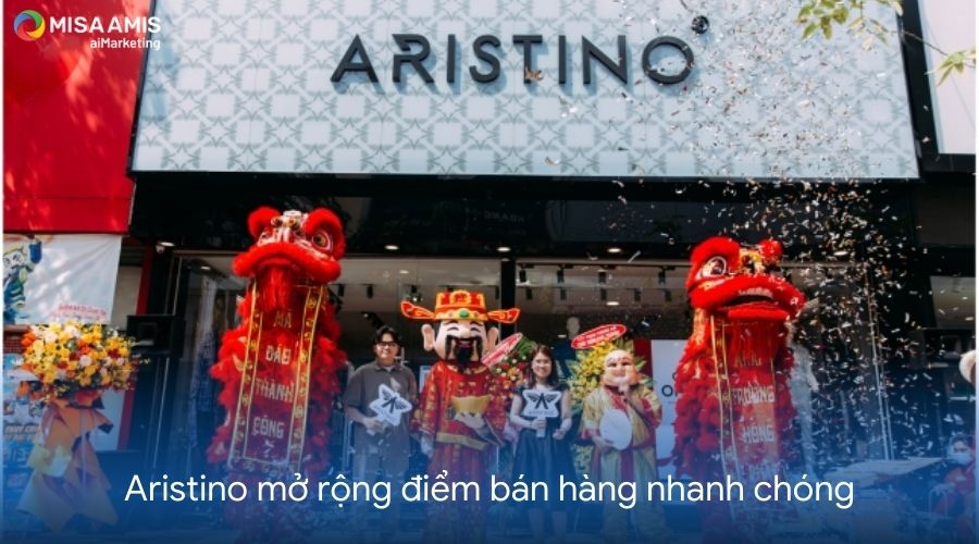 Aristino mở rộng hệ thống bán hàng