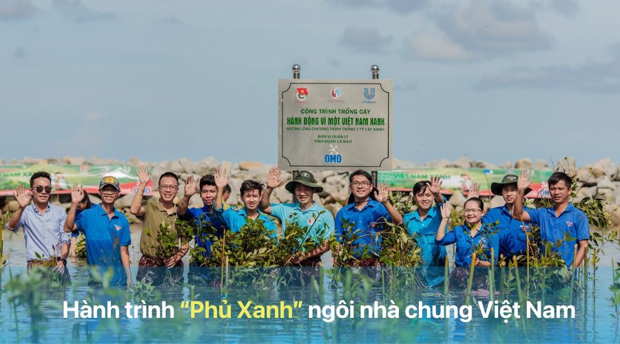 Hình ảnh minh họa cho chiến dịch vì một Việt Nam xanh