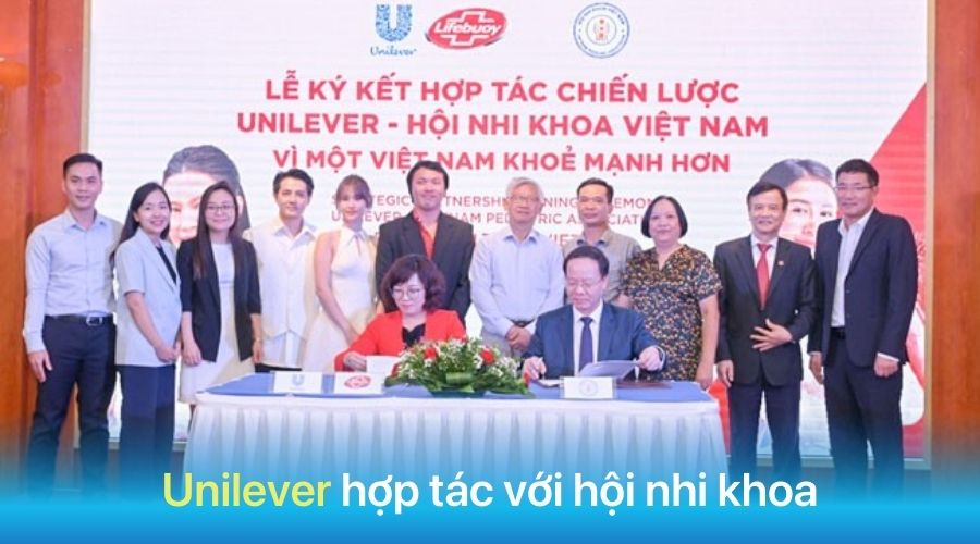 Unilever ký kết hợp tác chiến lược với hội khoa nhi việt nam