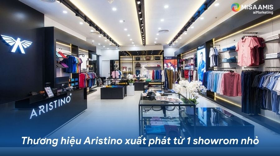 ảnh không gian showroom bán hàng của Aristino