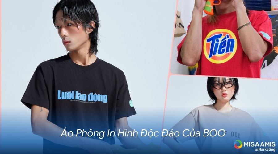 áo phông in hình độc đáo của Boo