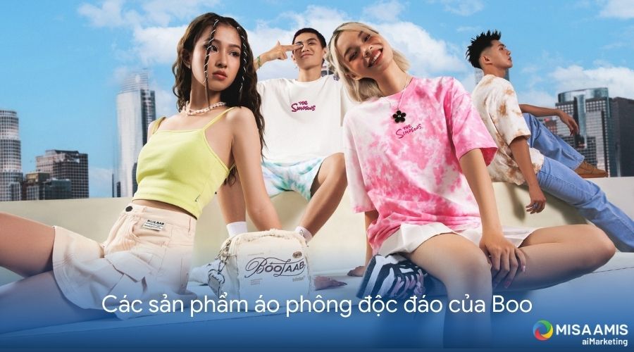 các sản phẩm áo phông của Boo