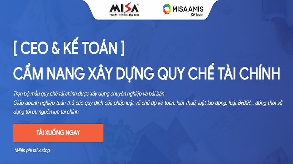 Cẩm nang xây dựng quy chế tài chính