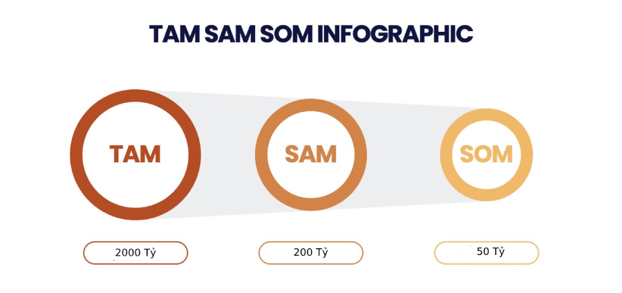 hình ảnh ví dụ TAM SAM SOM