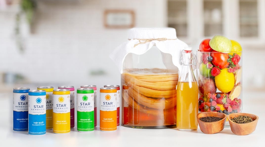 Xu hướng trà Kombucha được người Việt hưởng ứng.