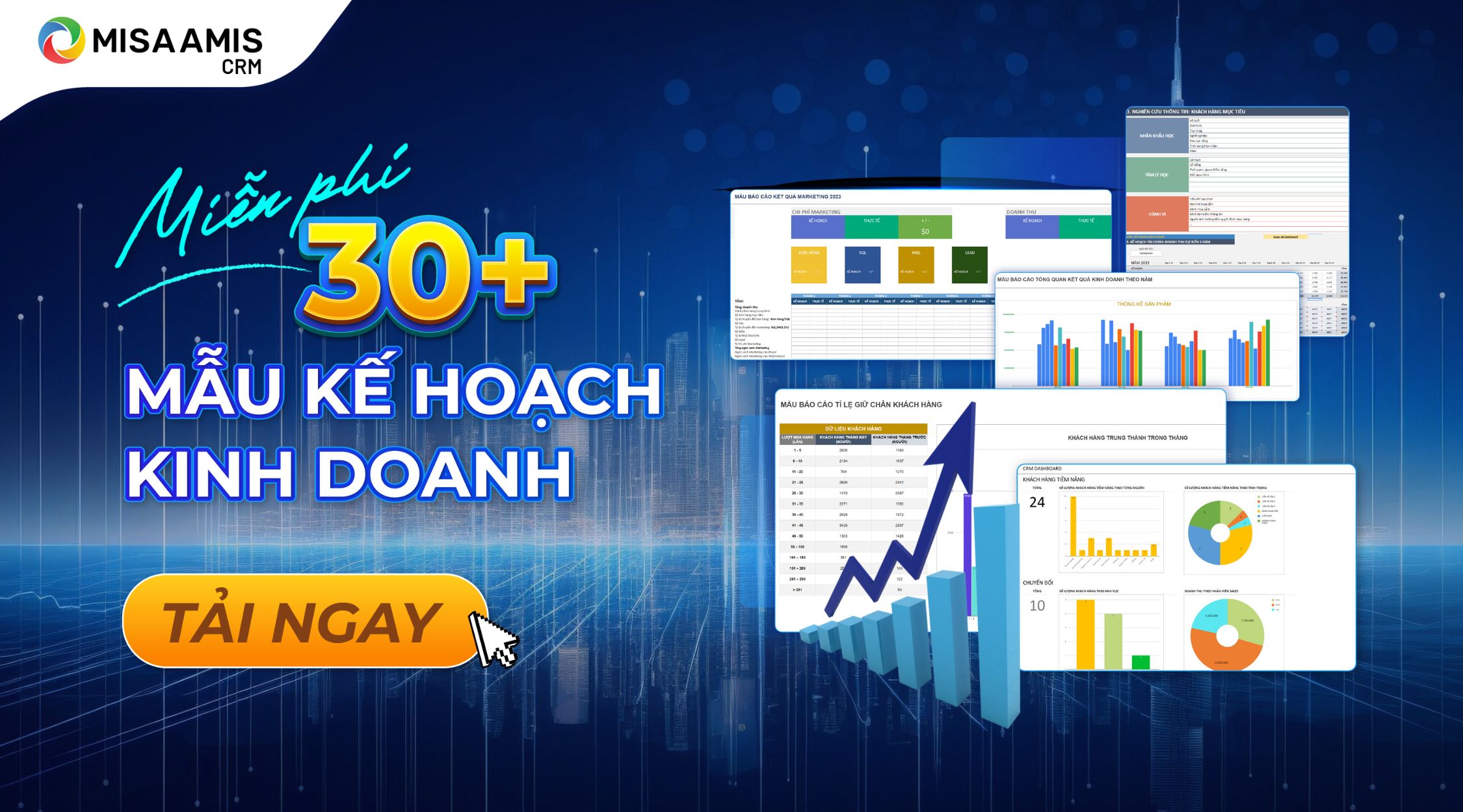 Mẫu kế hoạch kinh doanh trên Excel