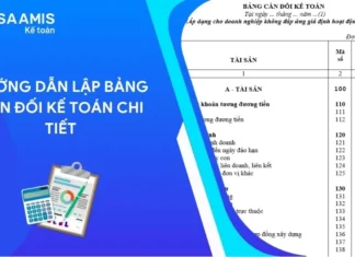 hướng dẫn lập bảng cân đối kế toán