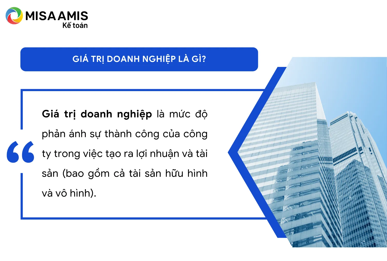 Giá trị doanh nghiệp là gì?