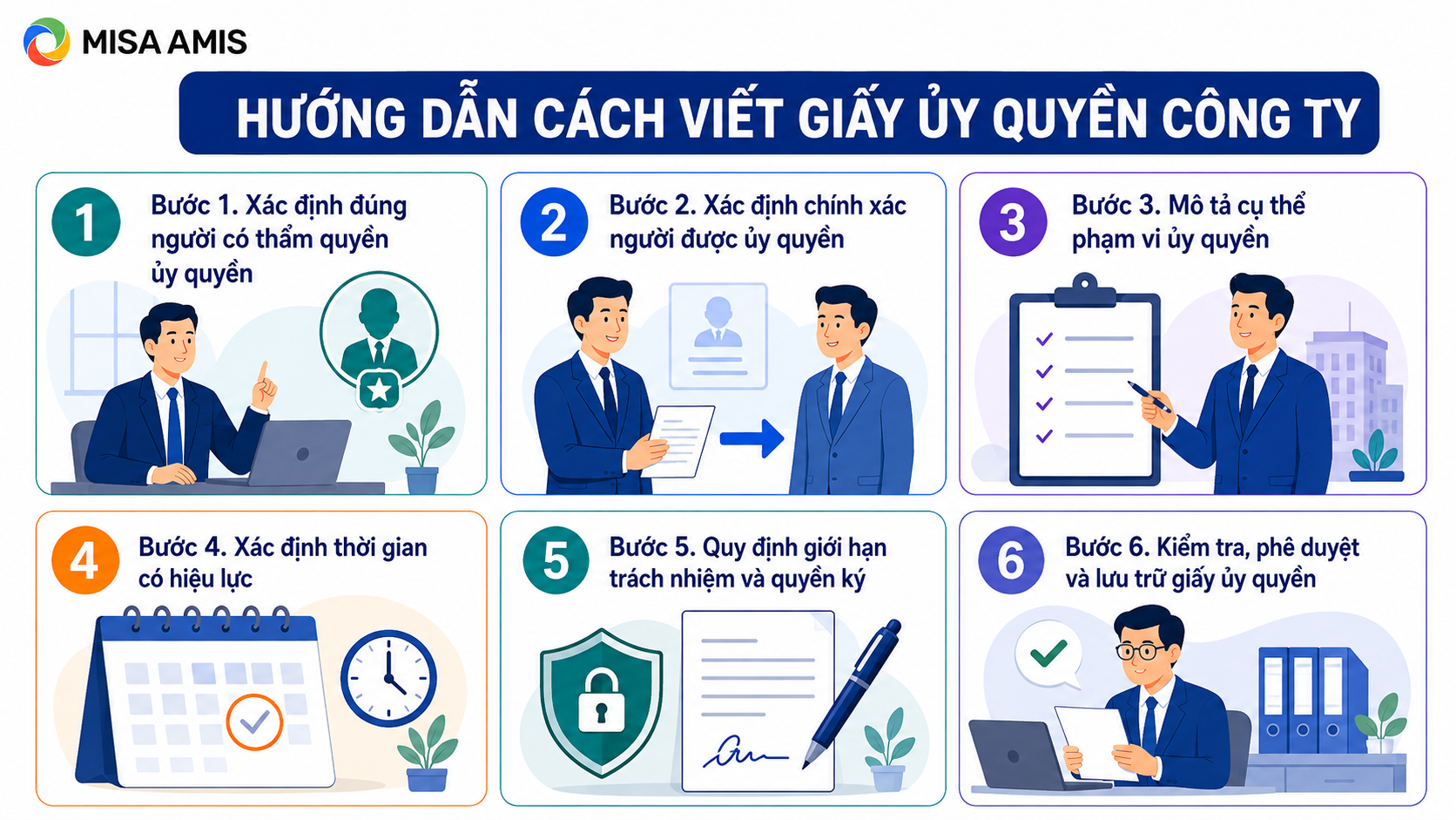 Hướng dẫn cách viết giấy ủy quyền công ty